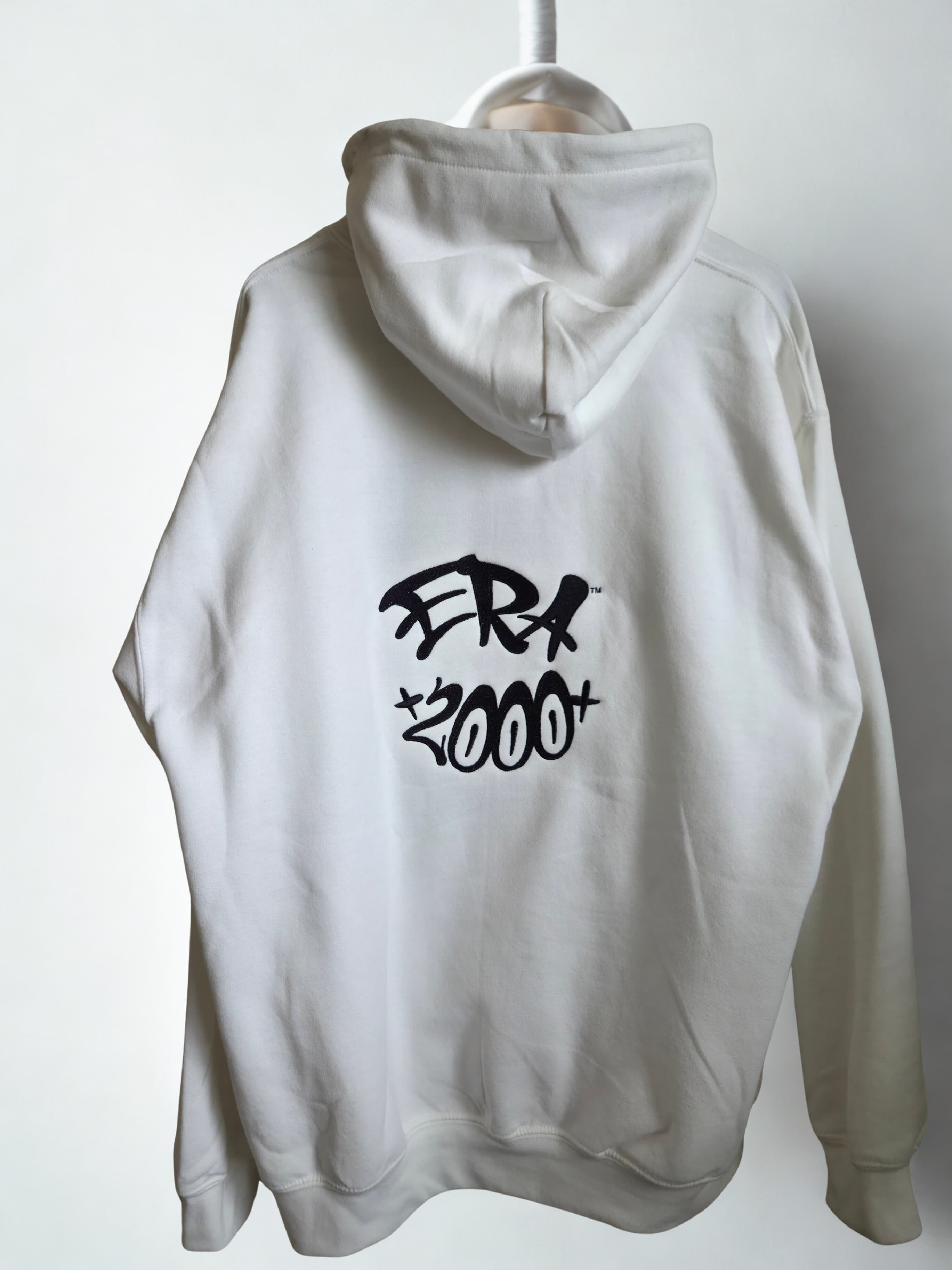 White Fleece Hoodie