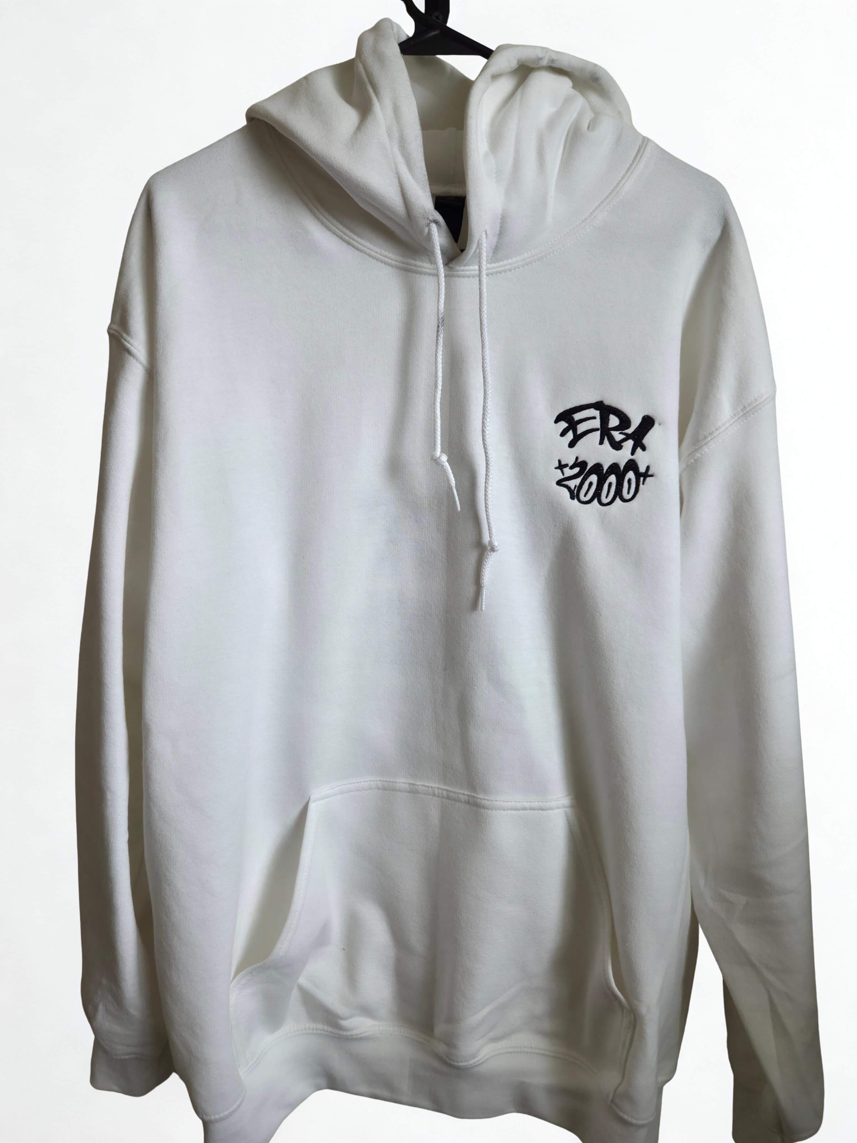 White Fleece Hoodie